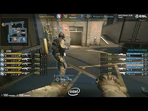 CS:GO NiP vs. EnVyUs Train Highlights - ESL Pro League Season 6