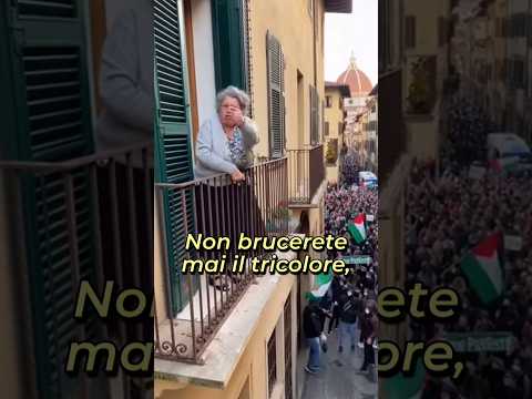 bravissima signora!!!🤣🤣🤣 #propalestina #perte #tricolore #forzaitalia #vivaitalia