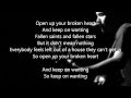 The Fray - Keep on Wanting (Lyrics)