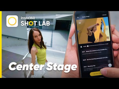 Insta360 - How to Create #Insta360CenterStage Videos With Shot Lab