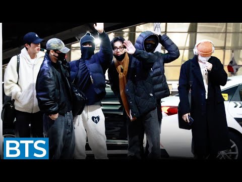 LIVE 🔴 BTS OT-7 At Incheon Airport ✈️ Leaving for Dubai 🇦🇪 BTS All Members Spotted at Airport Today 