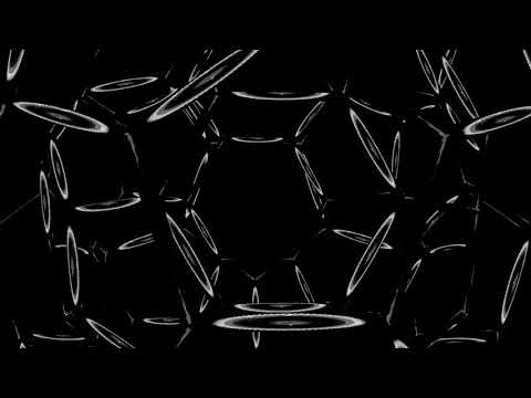 Club Visuals 1204 - Rotating Black & White 3D Shape