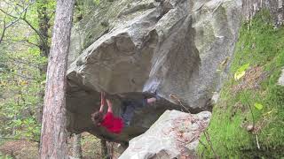 Video thumbnail of The Dagger, 8b+. Cresciano