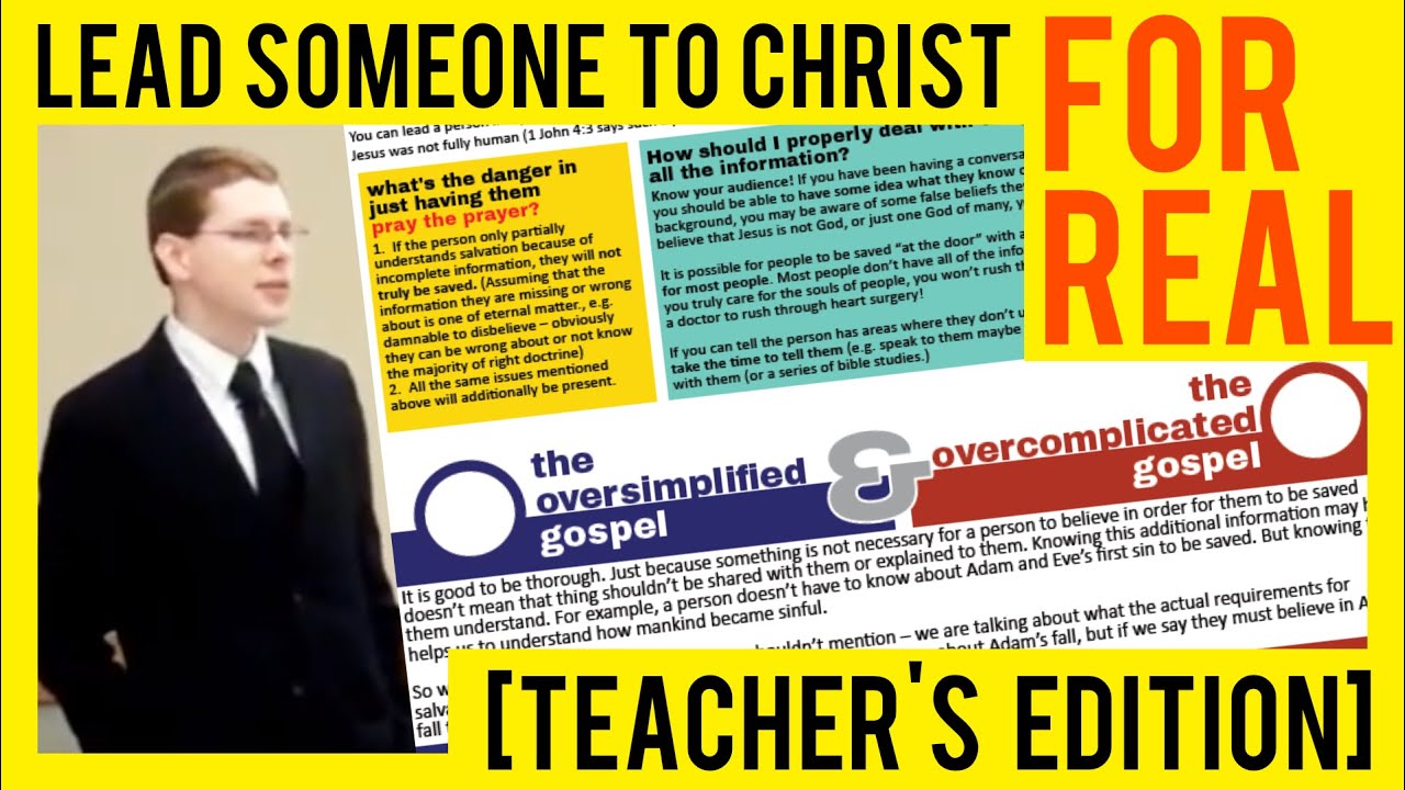 Teacher’s Edition: Lead Someone to Christ For Real