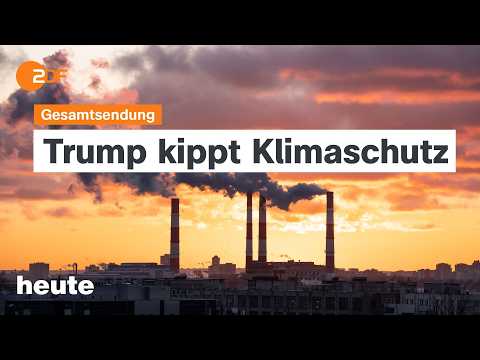 Video Thumbnail: heute 19:00 Uhr vom 12.02.2026 Trump kippt Klimaschutz, EU stärkt Wirtschaft, Lufthansa streikt