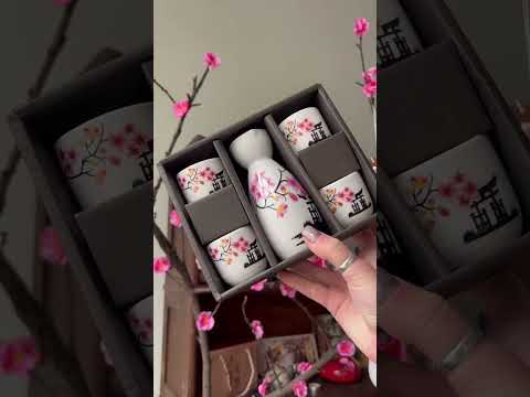 Набор для саке Цветущая слива 5 предметов - фото 1 - id-p2379050668