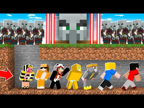 Escapamos da Prisão dos Pillagers no Minecraft!