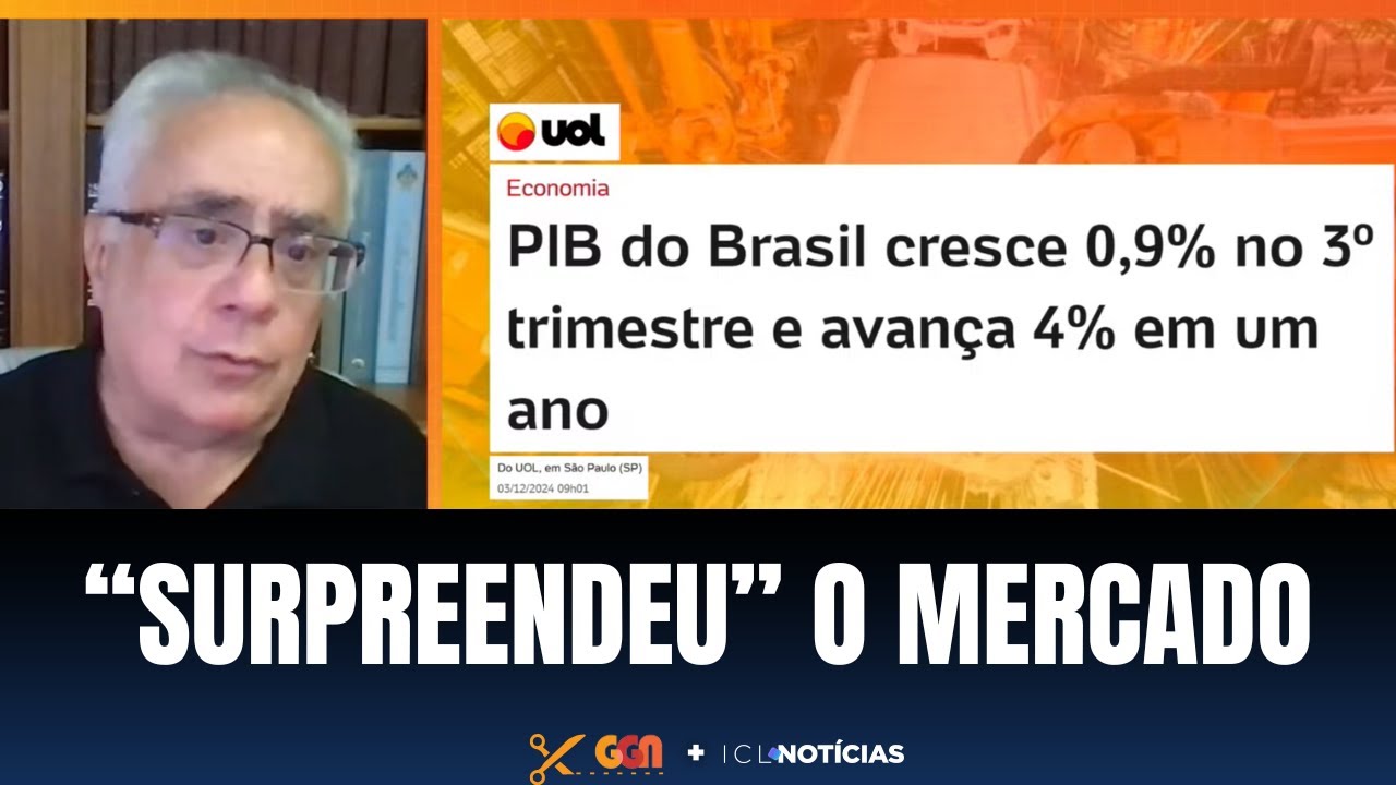 PIB BRASILEIRO CRESCE 4% | E AS ARMADILHAS ESPECULATIVAS DO MERCADO | LUIS NASSIF NO ICL NOTÍCIAS