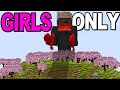 Why I DEFEATED This GIRLS-ONLY Minecraft Server....