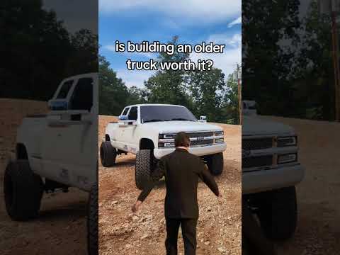 Old truck builds are WORTH IT! #silverado #chevyk1500 #chevy #truck #liftedchevy