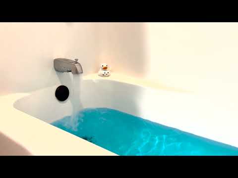 3 Hours Bathtub Running ASMR - White Noise for Sleep 😴