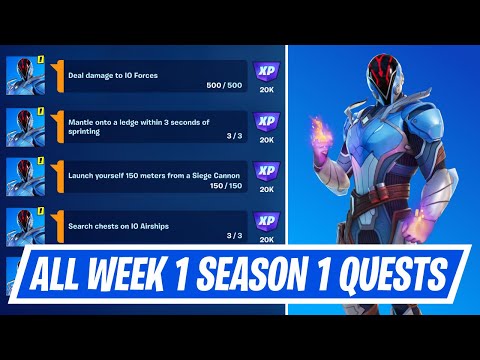 Fortnite Week 1 Season Quest Challenges - How to complete Week 1 Season Quests in Chapter 3 Season 2