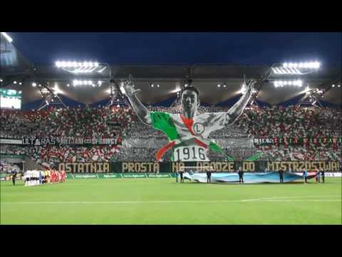Oprawa przed meczem Legii z Wisłą