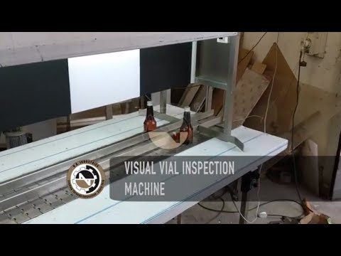 Manual Vial / Bottle Inspection Machine With Black And White Board