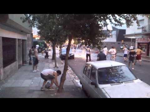 All Boys vs velez incidentes con la policia en floresta