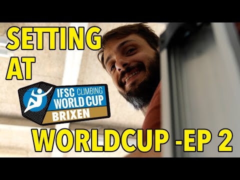 IFSC Worldcup Brixen 2022 - The route setting process #2