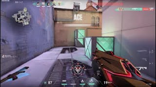 [valorant ][ACE]クラッチから始まるリズムに合わせて