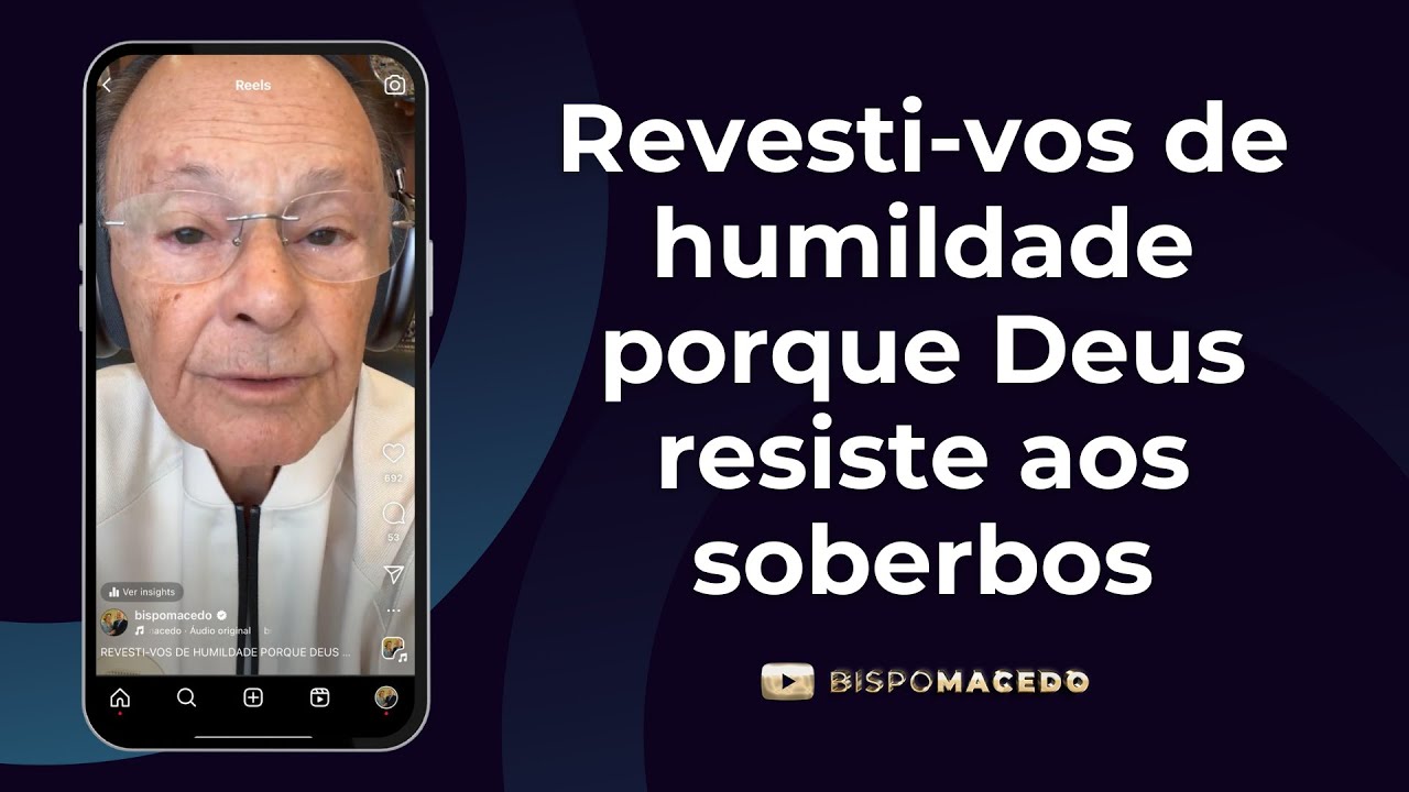 Revesti-vos de humildade porque Deus resiste aos soberbos - Meditação Matinal 20/08/24