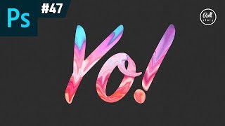 포토샵 강좌 #47 - 페인트 느낌 타이포그래피