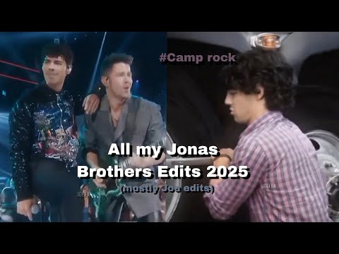 All my Jonas Brothers Edits 2025 (mostly Joe Edits) |JONASLENDAR 15
