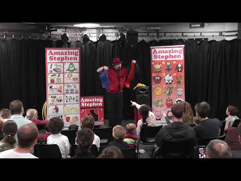 Feather Rings - Live Performance to Music | Amazing Stephen - Magic & Puppet Show