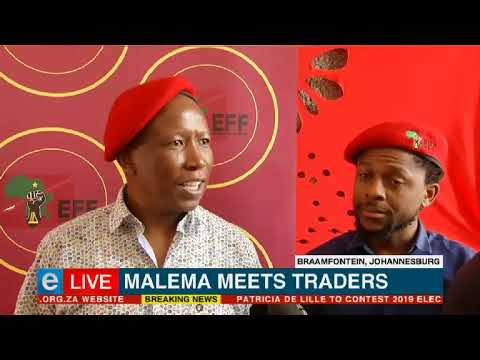 Malema meets traders