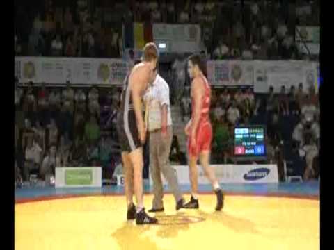 96kg  Tóth Rafael (HUN)  vs  Kutev Hleb (UKR)   FS Junior World Championship 2011
