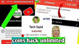 uchannel hack unlimited coins | ytlove unlimited coins mod apk | sub4sub pro mod apk |
