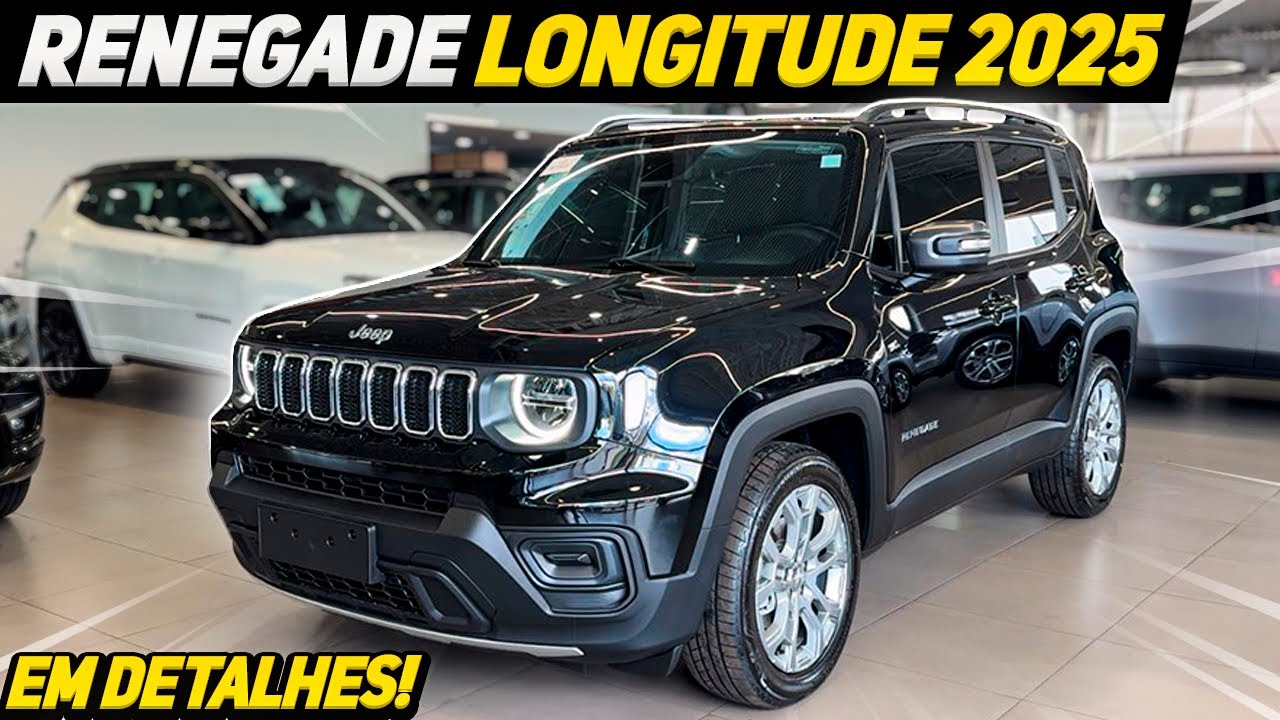 ESSE É O NOVO JEEP RENEGADE LONGITUDE 2025 + O QUE MUDA!
