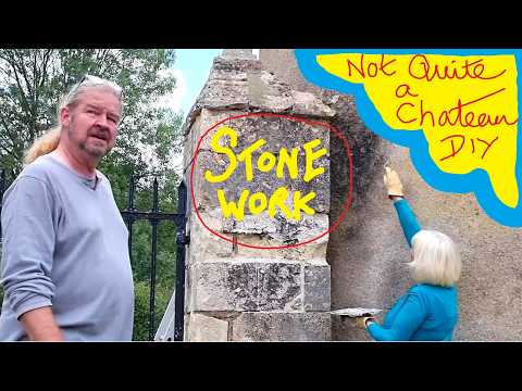 Not Quite a Chateau DIY 336 - Chateau Work and Play - Walls and Towers - Gate Posts and Friends