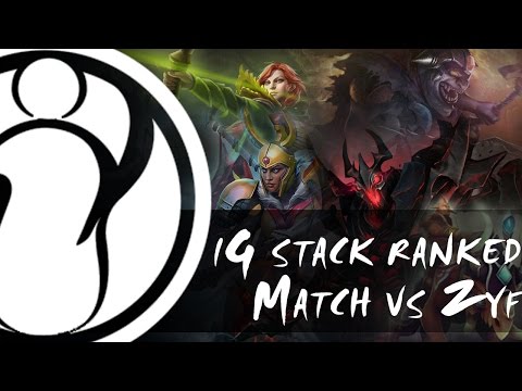 [Dota 2 Highlights] iG stack Ranked Match Gameplay