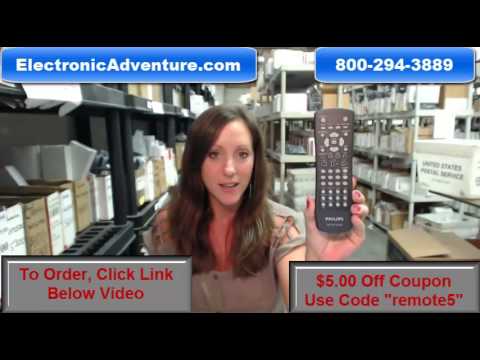 Original Philips-Magnavox 996510001507 DVD-VCR Remote Control $5 Off-ElectronicAdventure.com