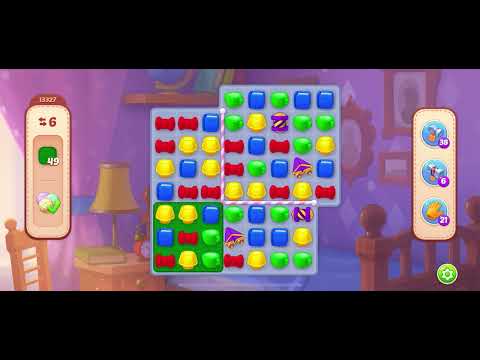 Homescapes level 13327 - no booster gameplay