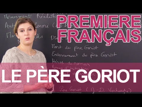 Father Goriot, Balzac - French - 1st - The Good Teachers