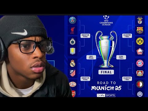 Reaktionen zur Auslosung des Achtelfinals der Champions League…