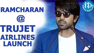 Mega Power Star Ram Charan Tej about how he Associate with Trujet Airlines