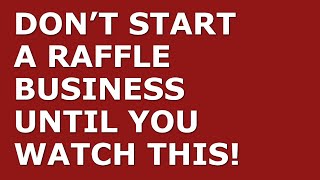 How to Start a Raffle Business | Free Raffle Business Plan Template Included