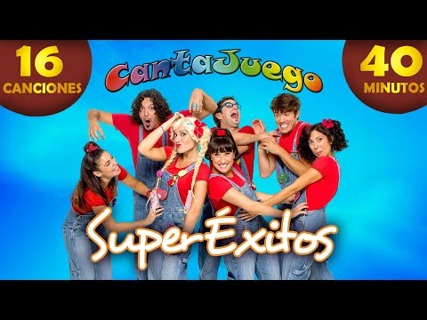 SuperÉxitos 🙌 CANTAJUEGO 🎤 16 Canciones para niños ⏰ 40 minutos de música infantil