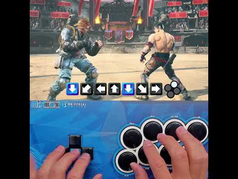How to do Paul's Backsway Cancel into Death Fist in tekken 8 with Mixbox / Keyboard/ Leveless