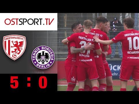GFC Olé! 5-Tore-Packung mit Beigeschmack: Greifswald - TeBe 5:0 | Regionalliga Nordost