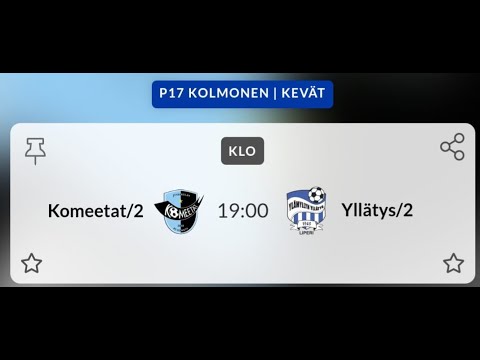 P17 Kolmonen Komeetat/2 - Yllätys/2 (2.jakso)