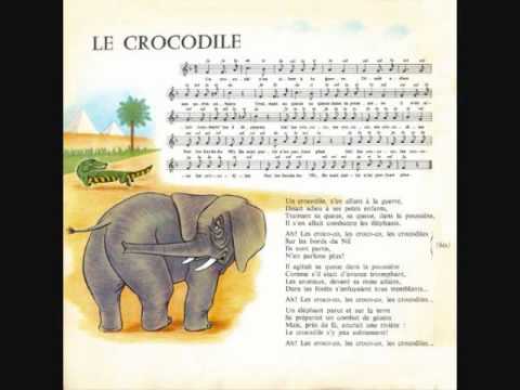 "Le crocodile" - Les Quatre Barbus (Crocodile French Song)