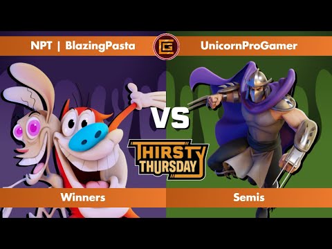 NPT | BlazingPasta (R&S) vs UnicornProGamer (Shredder) [Winners Semifinals]- Thirsty Thursday 38