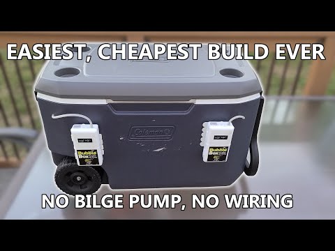 Cheapest, Easiest DIY Cooler Livewell Ever