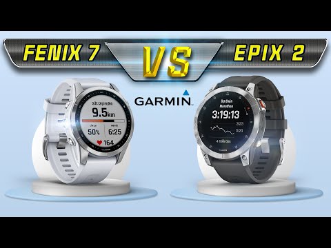 GARMIN FENIX 7 vs EPIX GEN 2: So sánh thiết kế, tính năng, thời lượng pin - Fenix 7 compare Epix 2