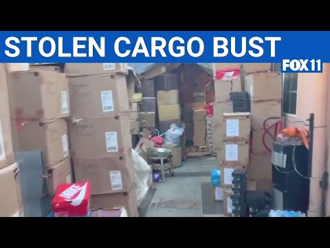 $1.4M worth of sporting goods, sneakers found in cargo theft crackdown | FOX 11 LA
