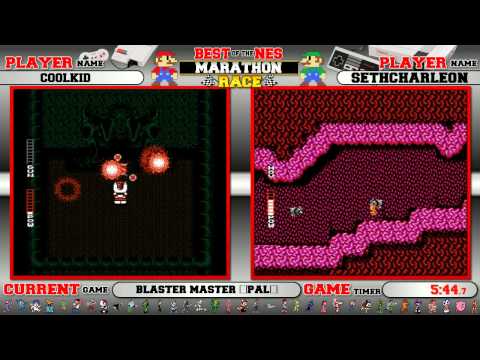 #BestOfNES Marathon! Blaster Master Race Coolkid vs Charleon!