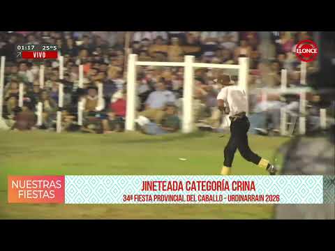 4ta Noche Fiesta Provincial del Caballo Urdinarrain 2026 - Jineteada Categoría Crina