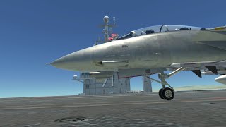 Gunship IV VRでF-14の発着艦