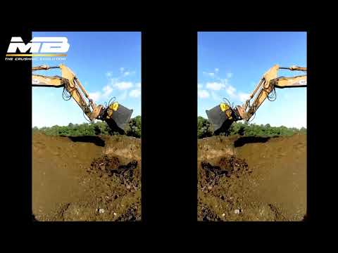 Godet cribleur broyeur MB-HDS214 - système innovant pour changement de rotors_5